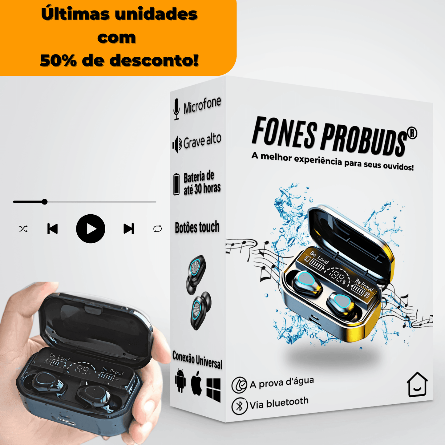 fones de ouvido, fones de ouvido bluetooth, fones de ouvido original, fones de ouvido para celular, fones de ouvido sem fio